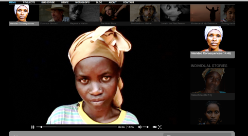 MediaStorm, Rwanda - Screen Capture